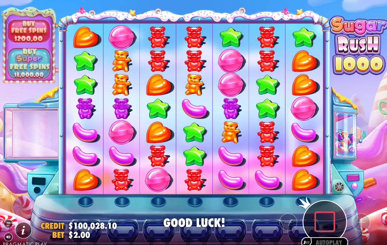 Sugar Rush 1000 Slot
